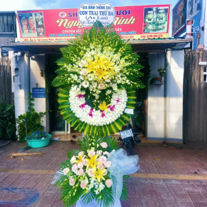 Kệ hoa viếng tang tiếc thương
