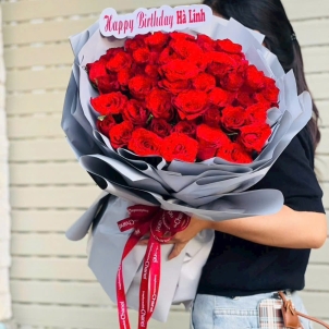 Bó hoa tặng sinh nhật - tại Long Thượng