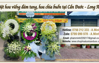 Đặt hoa chia buồn tại Cần Đước - Long An