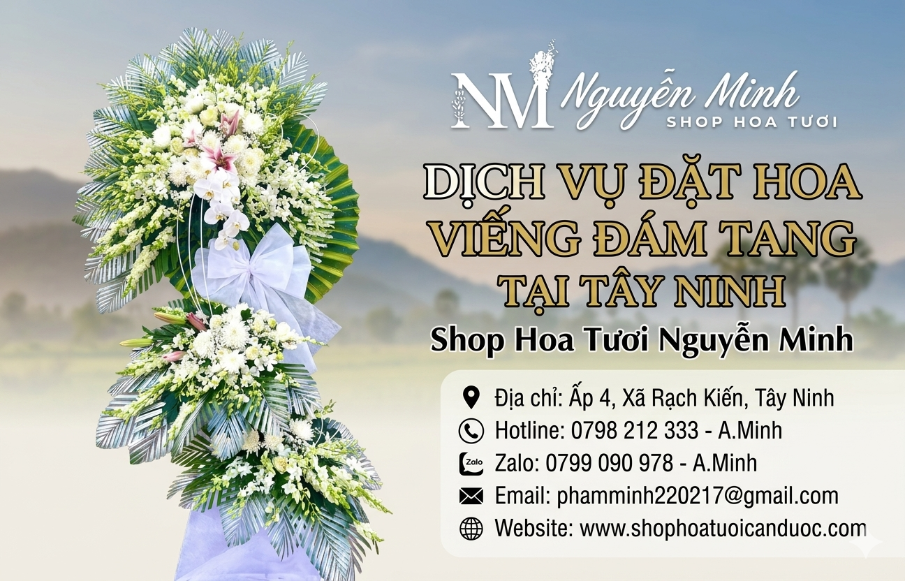 Đặt Hoa Viếng Đám Tang Tại Tây Ninh
