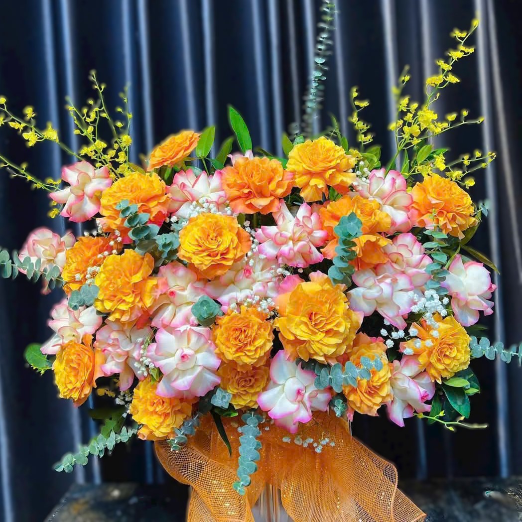 Giỏ Hoa Đa Dạng Tại Shop hoa tươi Nguyễn Minh
