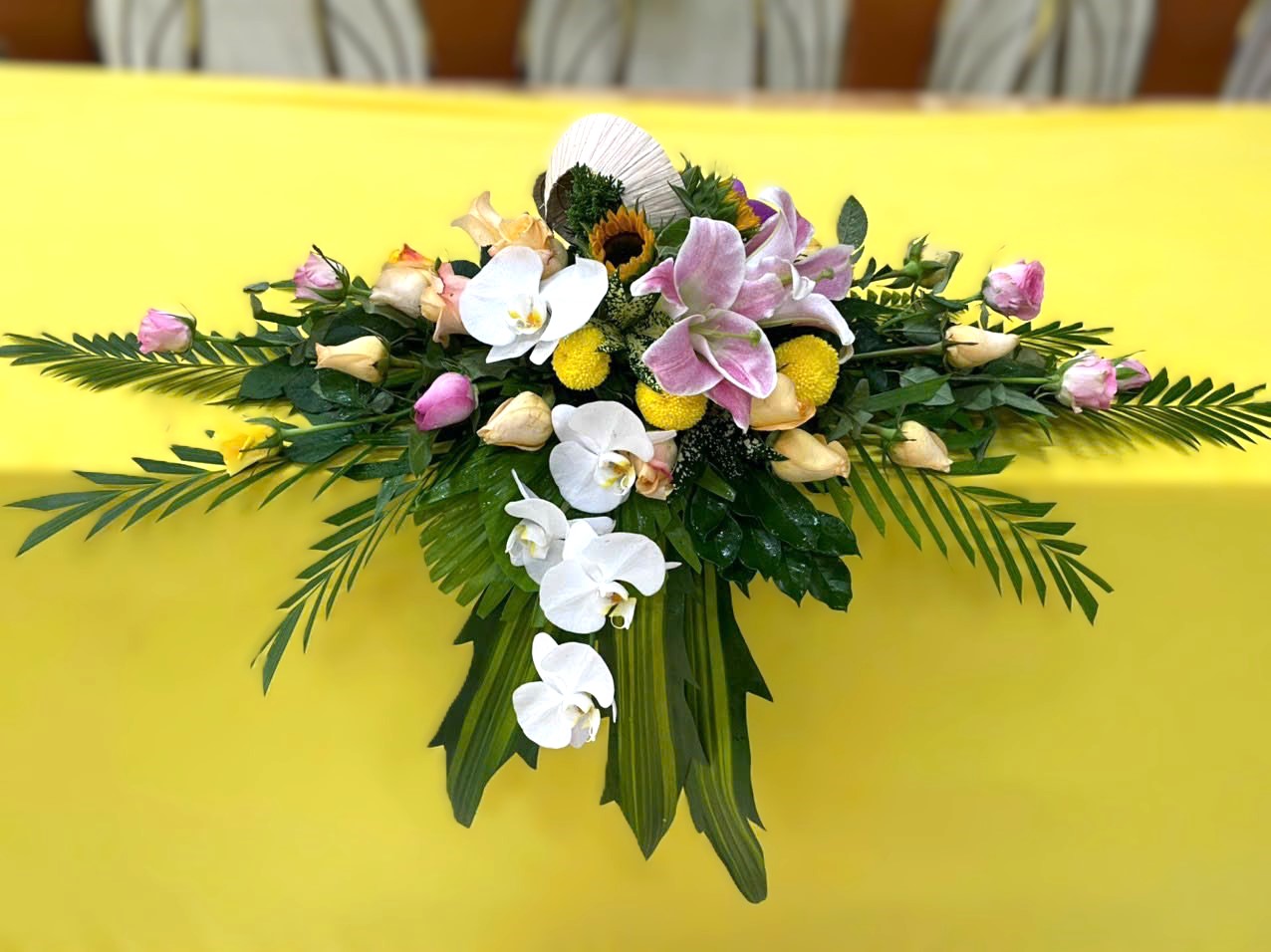 Hoa để bàn trưởng tộc