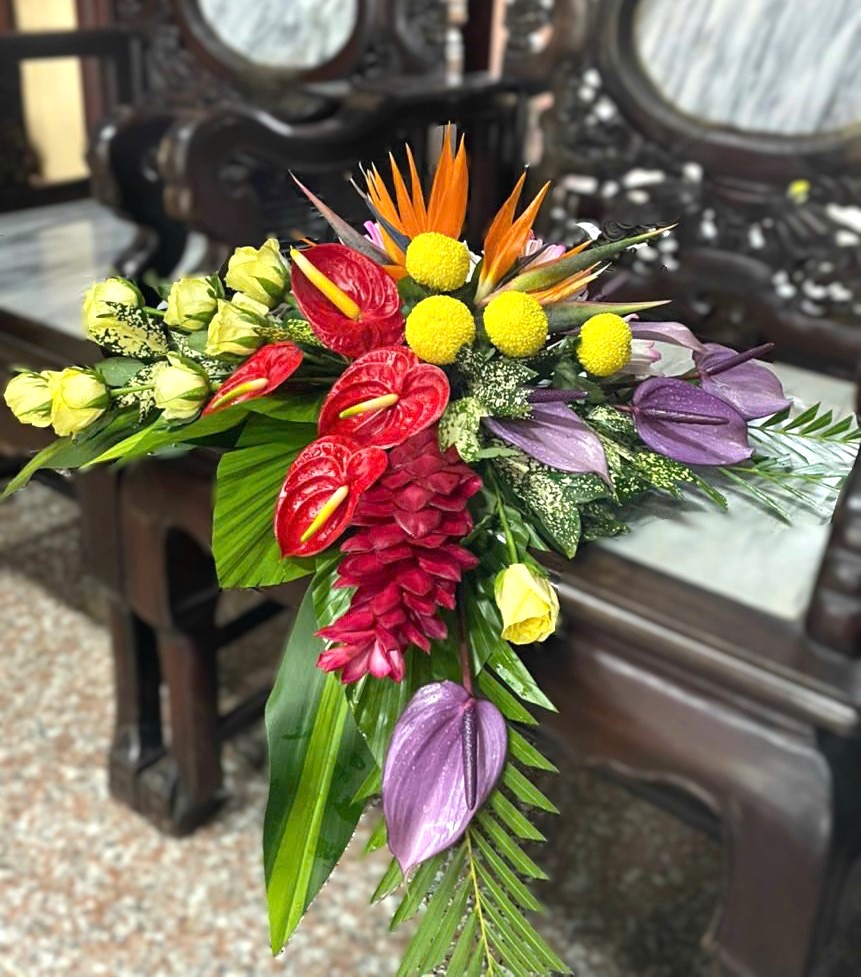 Hoa để bàn trưởng tộc