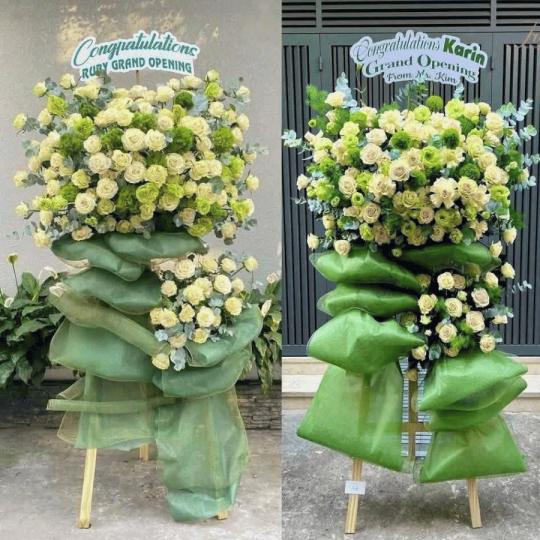 Kệ hoa mừng khai trương hồng phát