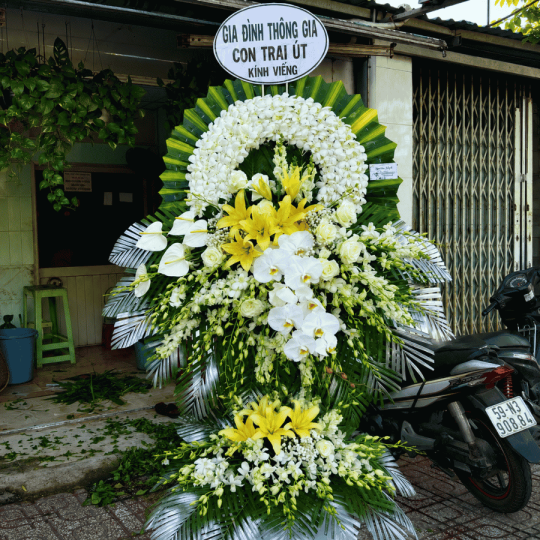 Kệ hoa viếng tang thanh cao 