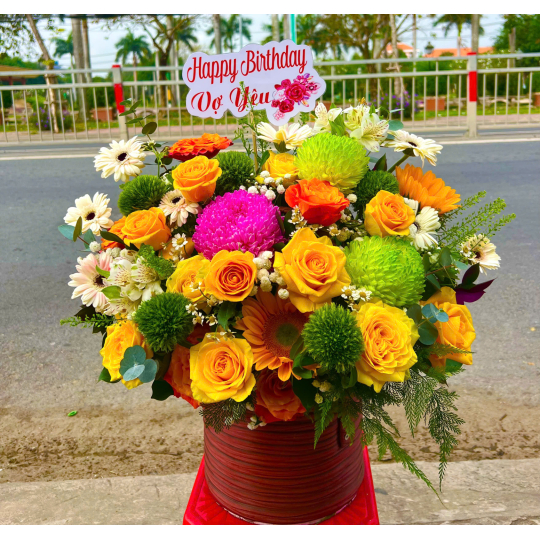 GIỎ HOA SINH NHẬT 14098